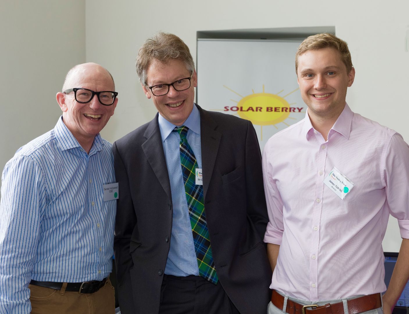 Bernie is proud to be a Trustee of the Turing Trust with Sir Dermot Turing and James Turing. ye